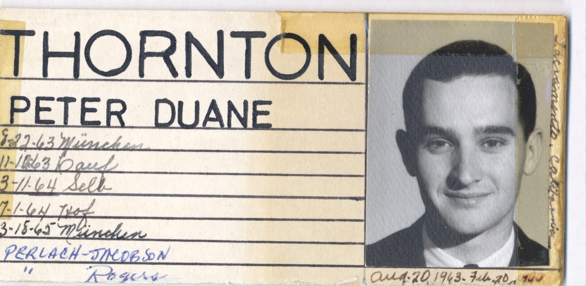 Thornton, Peter Duane